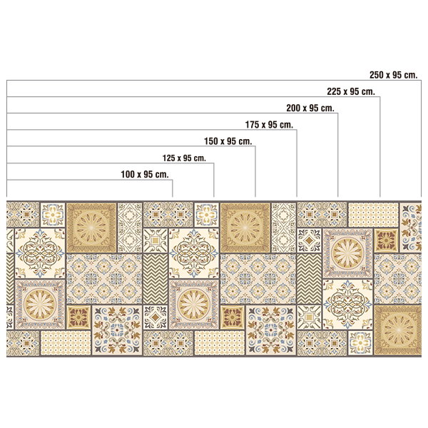 Adesivi Murali: Piastrelle ornamentali