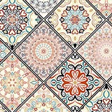 Adesivi Murali: Piastrelle classiche in colori pastello 3
