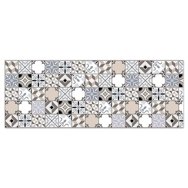 Adesivi Murali: Piastrelle di forma geometrica