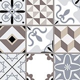 Adesivi Murali: Piastrelle di forma geometrica 3