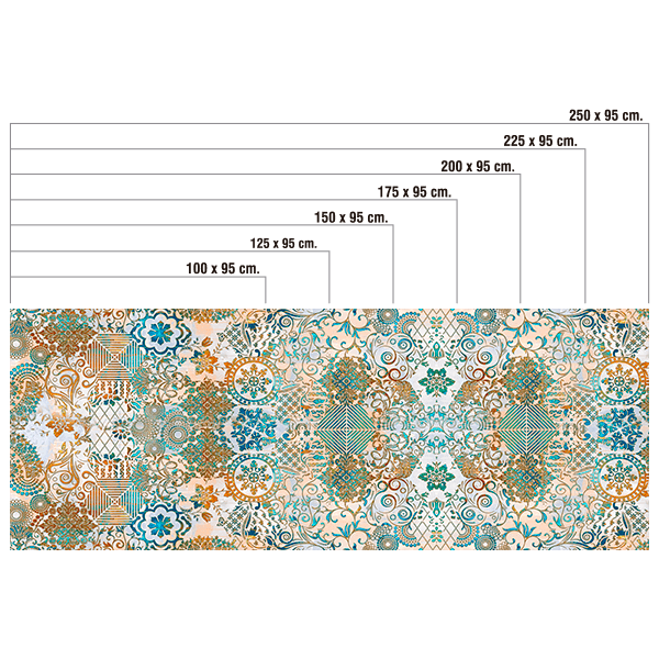 Adesivi Murali: Ornamenti simmetrici 0