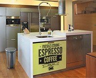 Adesivi Murali: Fresh & Strong Espresso Coffee 6