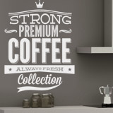 Adesivi Murali: Strong Premium Coffee 2