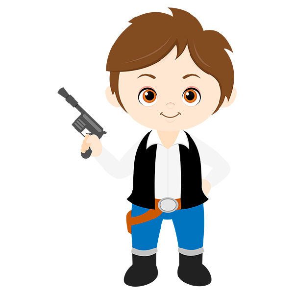 Adesivi per Bambini: Han Solo