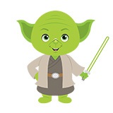 Adesivi per Bambini: Yoda 6