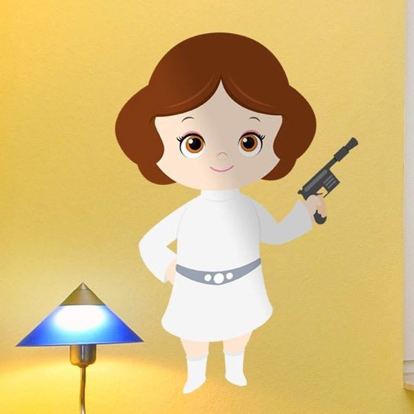 Adesivi per Bambini: Principessa Leia