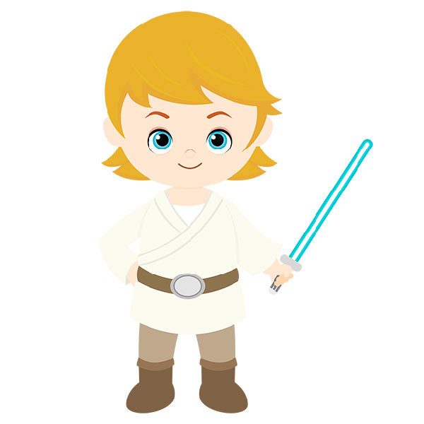 Adesivi per Bambini: Luke Skywalker