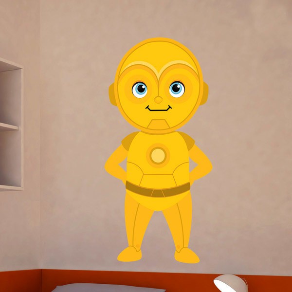 Adesivi per Bambini: C3PO felice