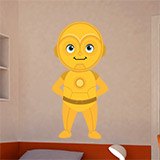 Adesivi per Bambini: C3PO felice 3