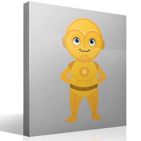 Adesivi per Bambini: C3PO felice
