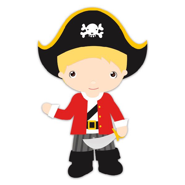 Adesivi per Bambini: Capitano blond