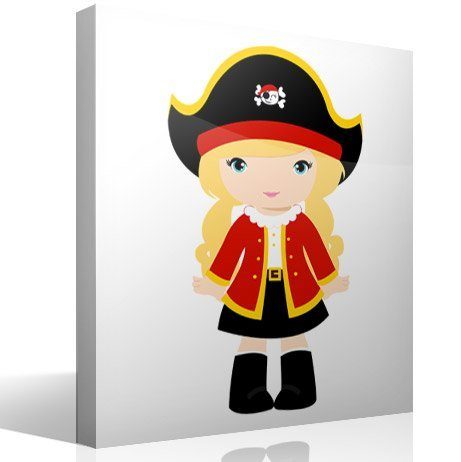 Adesivi per Bambini: Capitana Rosso