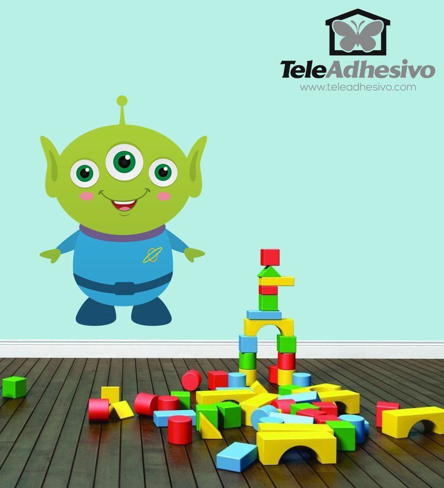 Adesivi per Bambini: Marziano del Pizza Planet, Toy Story