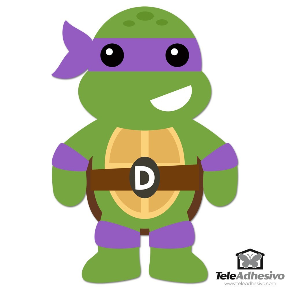 Adesivi per Bambini: Donatello Tartarughe Ninja
