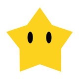 Adesivi per Bambini: Grande Stella in Mario Bros 6