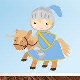 Adesivi per Bambini: Cavaliere azzurro 3