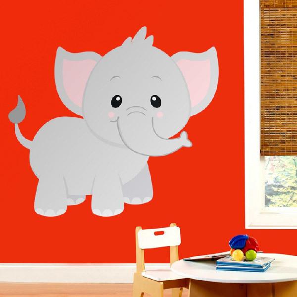 Adesivi per Bambini: Elefante felice