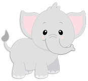 Adesivi per Bambini: Elefante felice 5