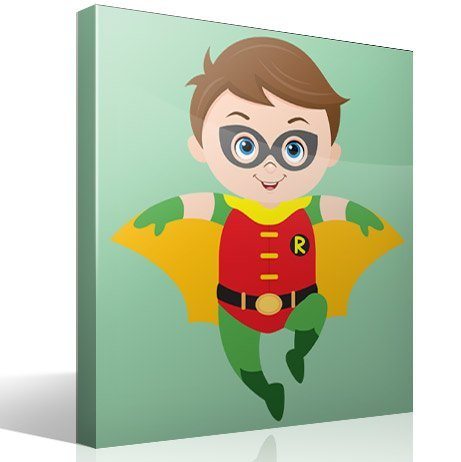 Adesivi per Bambini: Robin che vola