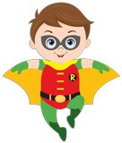 Adesivi per Bambini: Robin che vola 5