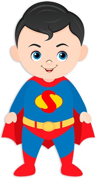 Adesivi per Bambini: Superman Baby