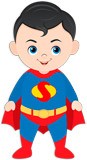 Adesivi per Bambini: Superman Baby 5