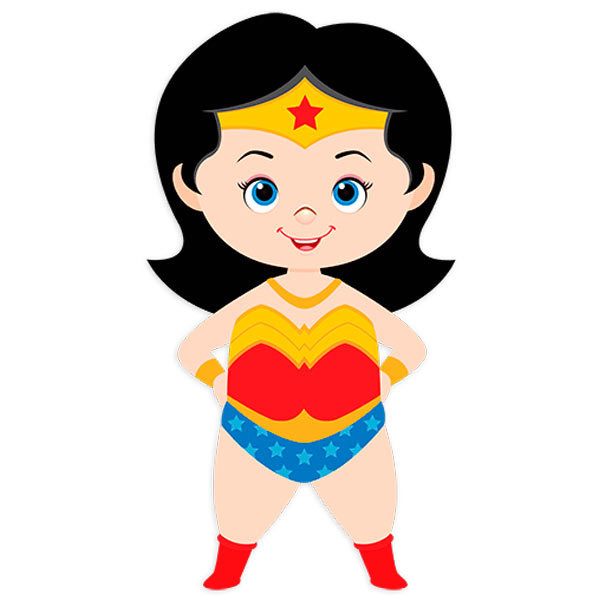 Adesivi per Bambini: Wonder Woman