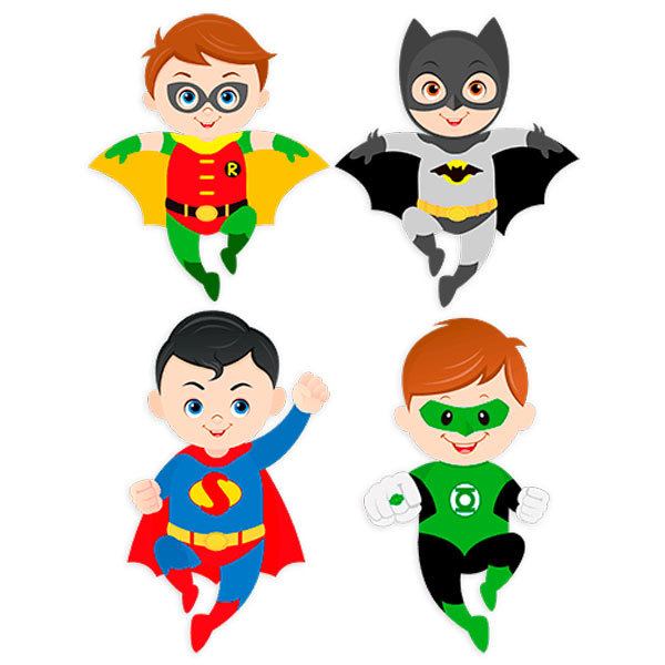 Adesivi per Bambini: Kit Superheroes volanti