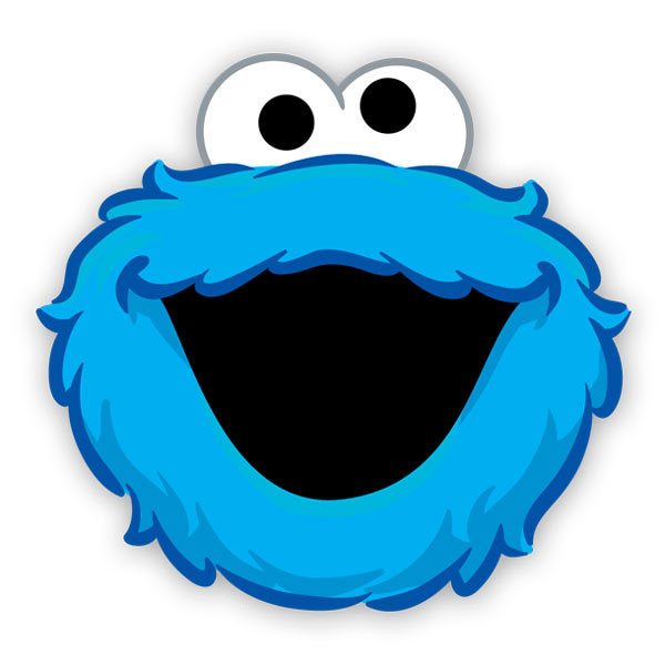 Adesivi per Bambini: Risate di cookie Monster