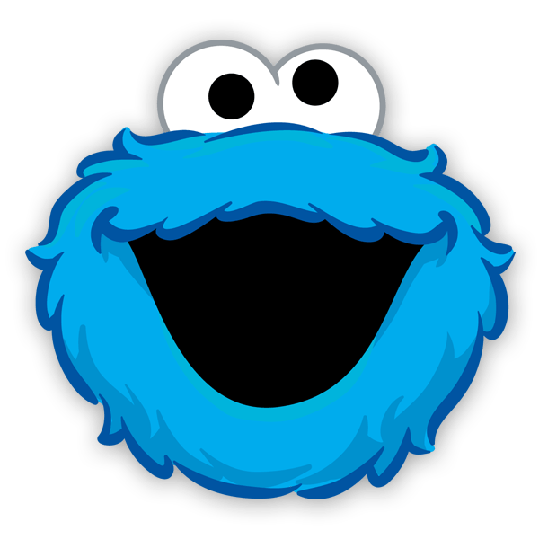 Adesivi per Bambini: Risate di cookie Monster