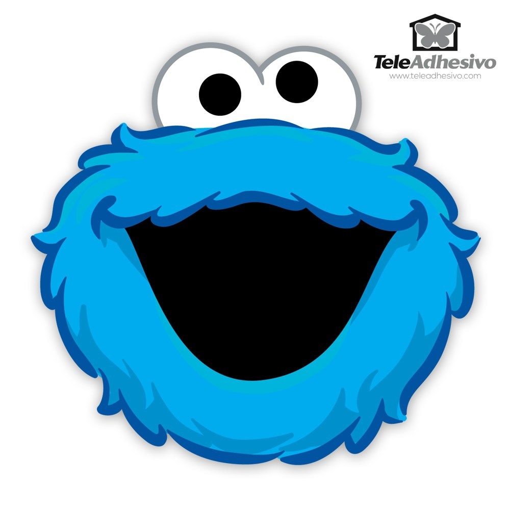 Adesivi per Bambini: Risate di cookie Monster