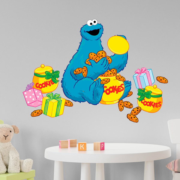 Cookie Monster con barattoli di biscotti 3/4