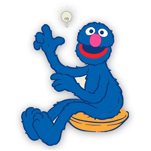 Adesivi per Bambini: Grover ha un