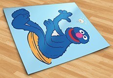 Adesivi per Bambini: Grover ha un 5