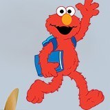 Adesivi per Bambini: Elmo va a scuola 3