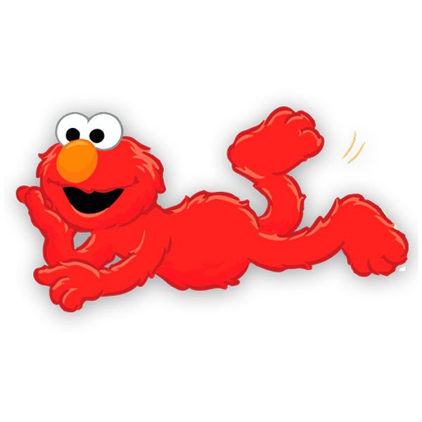Adesivi per Bambini: Elmo sdraiato
