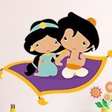 Adesivi per Bambini: Jasmine e Aladdin 3