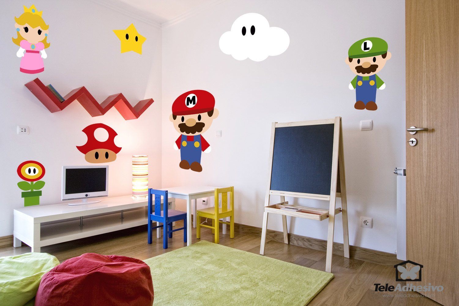 Adesivi per Bambini: Kit Mario Bros