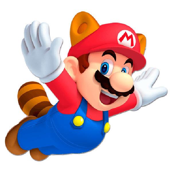 Adesivi per Bambini: Mario Raccoon