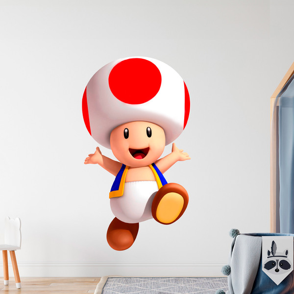 Adesivi per Bambini: Toad Mario Bros