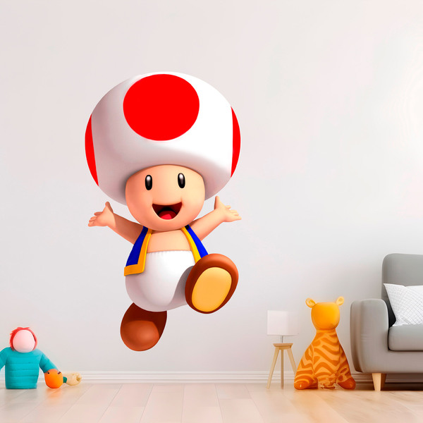 Adesivi per Bambini: Toad Mario Bros