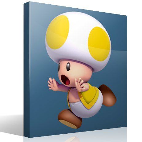 Adesivi per Bambini: Toad giallo