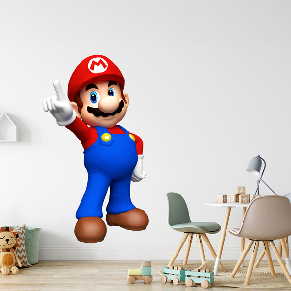 Adesivo Murale Bambini Super Mario Bros Stickersmurali Com