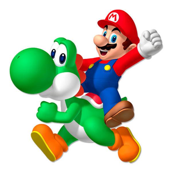 Adesivi per Bambini: Mario e Yoshi