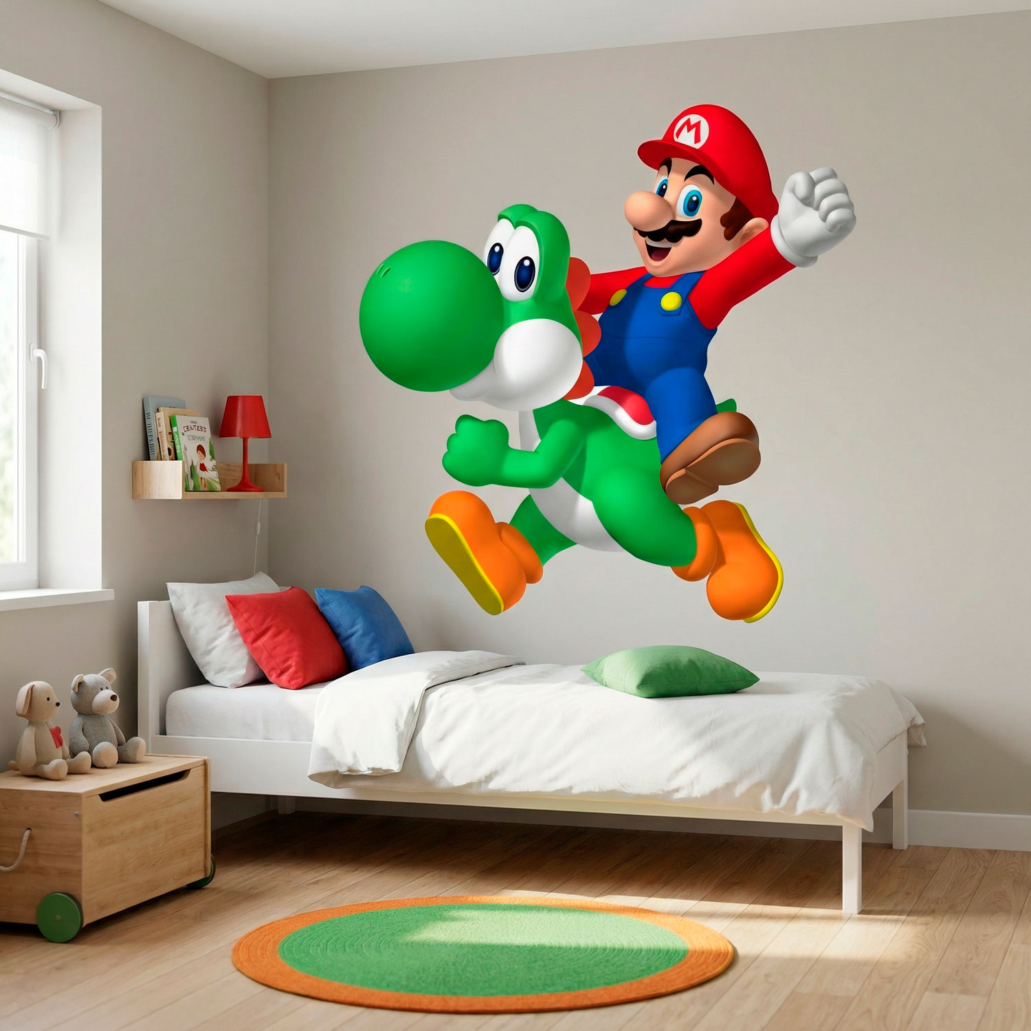 Adesivi per Bambini: Mario e Yoshi