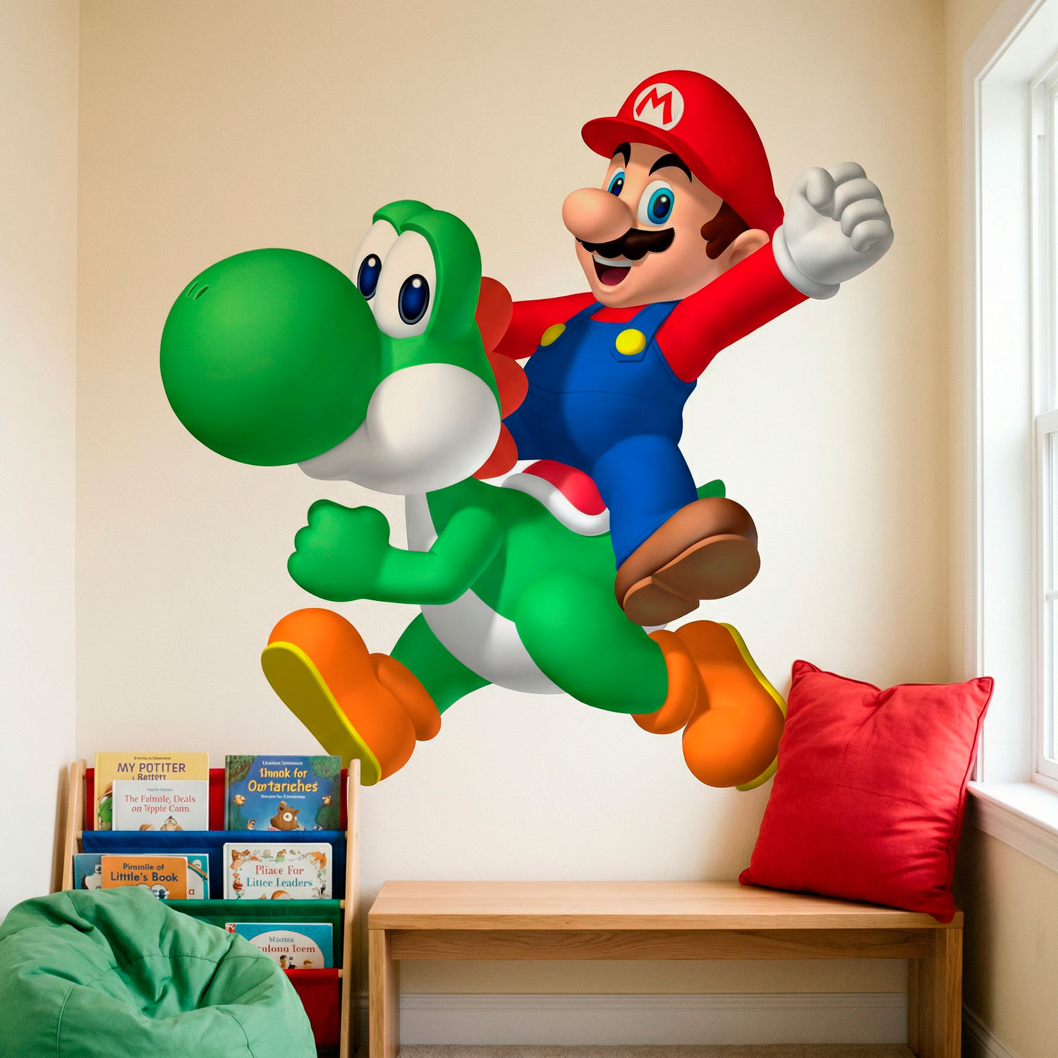 Adesivi per Bambini: Mario e Yoshi