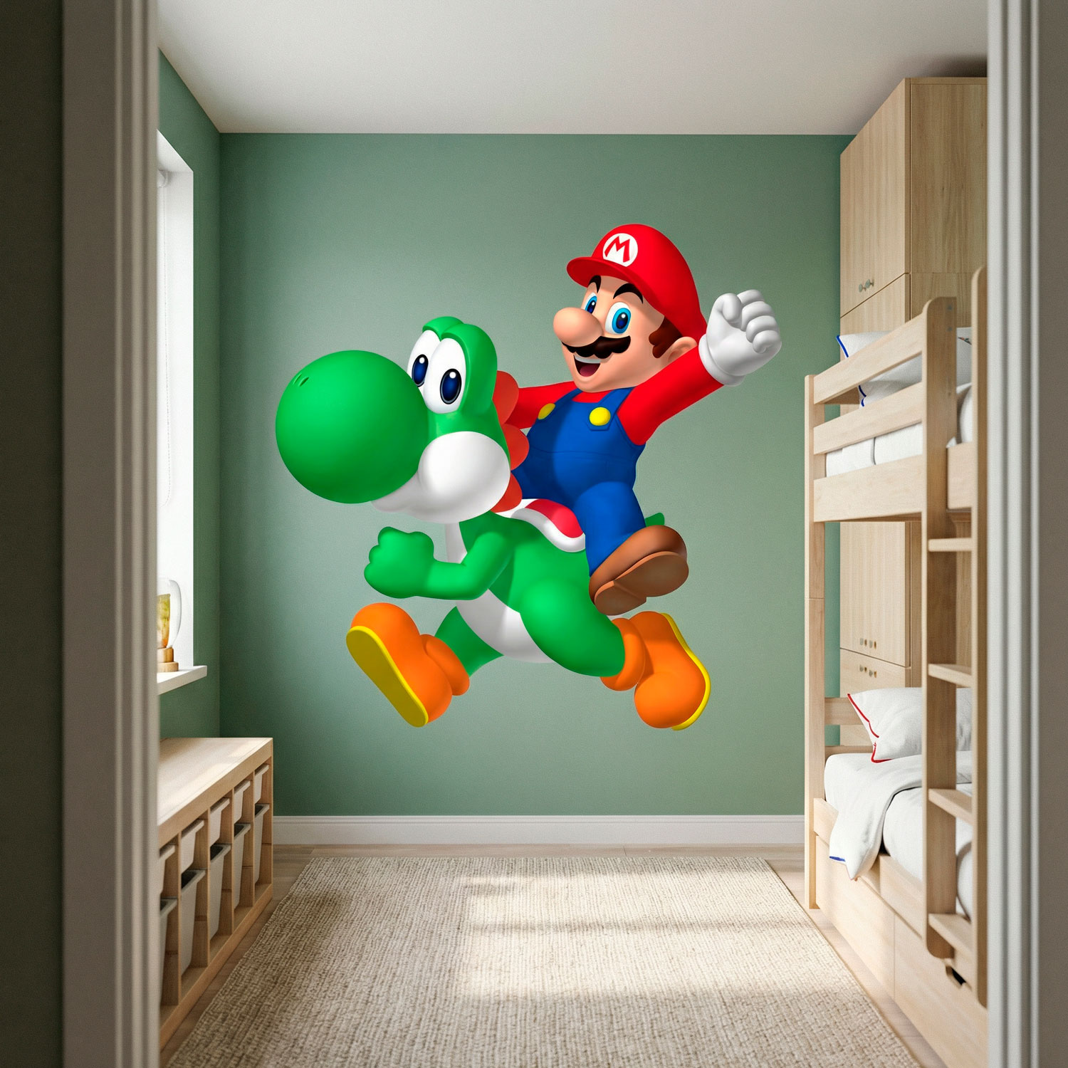 Adesivi per Bambini: Mario e Yoshi