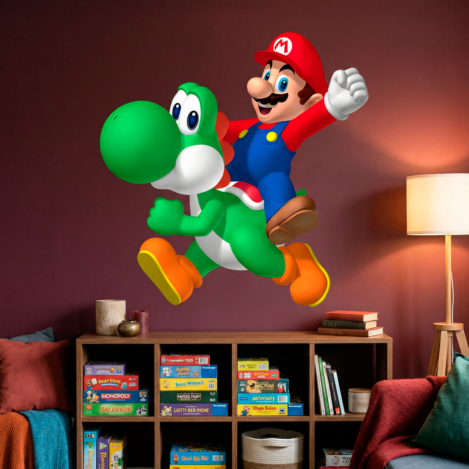 Adesivi per Bambini: Mario e Yoshi