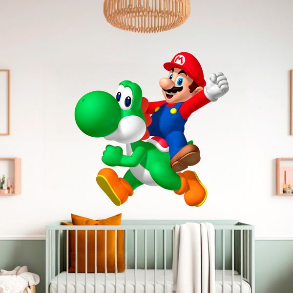 Adesivi per Bambini: Mario e Yoshi