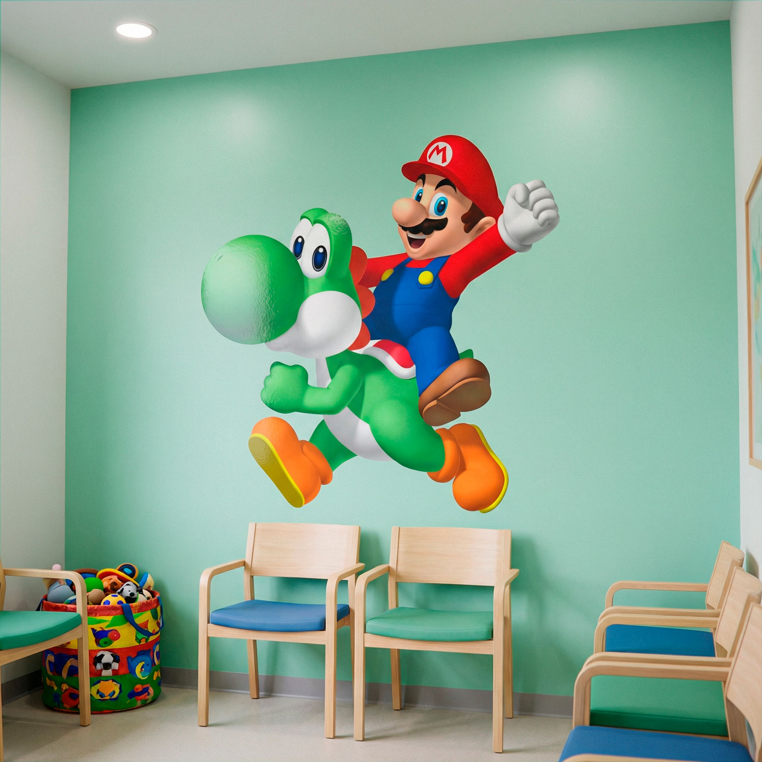 Adesivi per Bambini: Mario e Yoshi